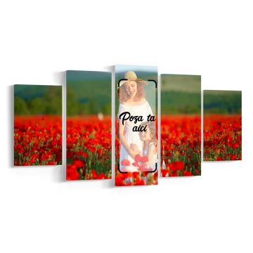 TABLOU CANVAS PERSONALIZAT, Set 5 piese